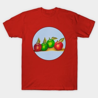 Green and Red Apples T-Shirt